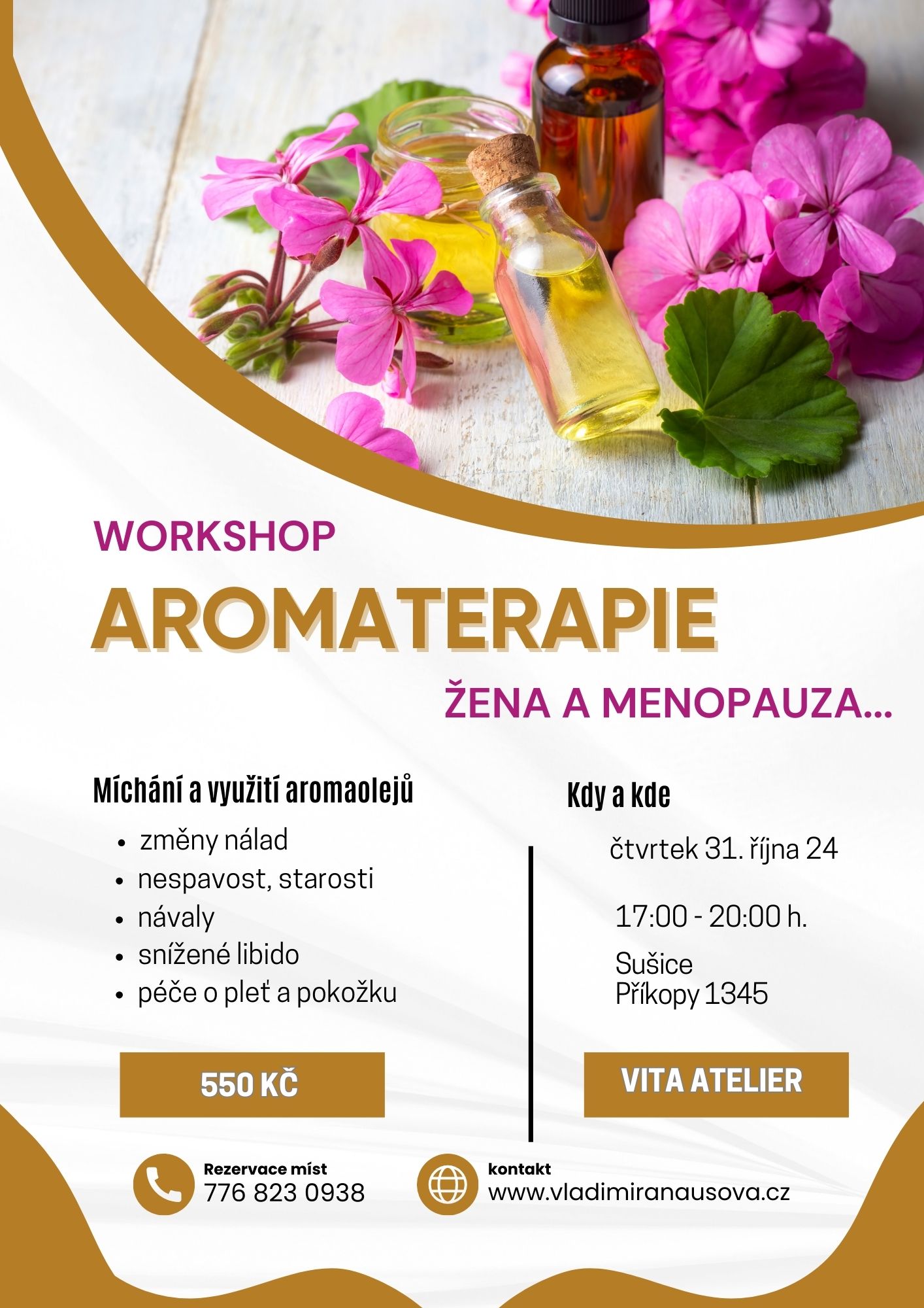 AROMATERAPIE ŽENA A MENOPAUZA